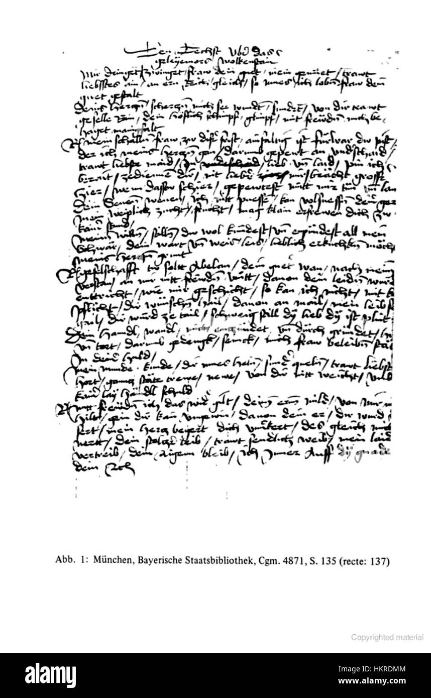 CGM 4871 135 ist eine Handschrift mit mittelalterlichen Illustrationen, die für ihre detaillierten künstlerischen und historischen Darstellungen bekannt ist. Das Manuskript bietet wertvolle Einblicke in die mittelalterliche europäische Kultur und religiöse Praktiken. Stockfoto