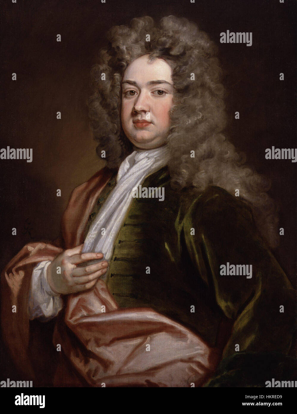 Dieses Porträt von Charles Cornwallis, 4. Baron Cornwallis, wurde von Sir Godfrey Kneller gemalt. Das Werk erfasst Cornwallis’ prominente Rolle in der britischen Militärgeschichte, insbesondere während der amerikanischen Revolution. Stockfoto