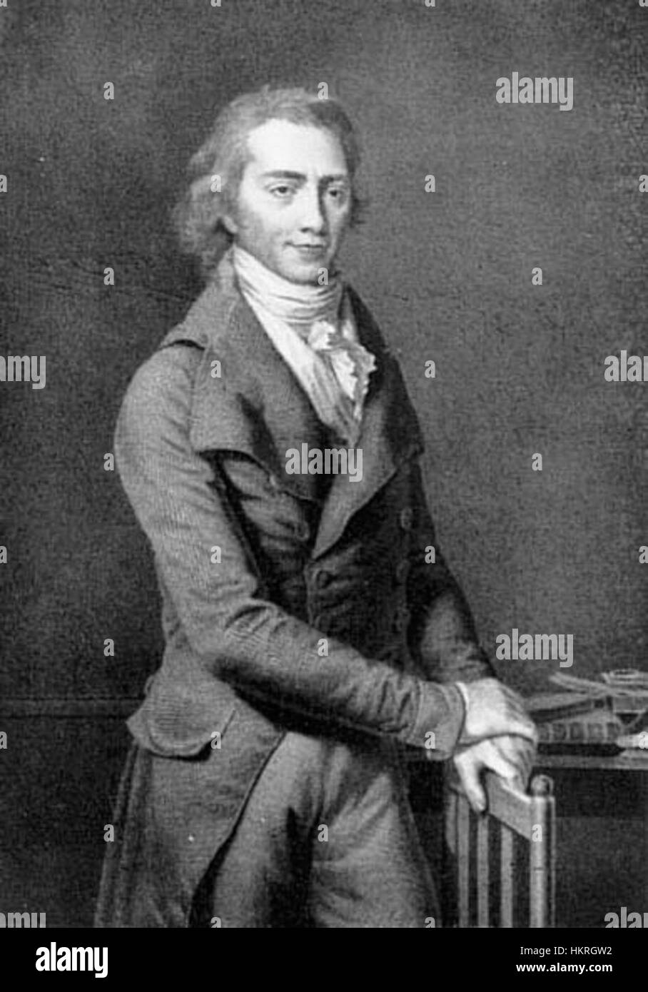 Eine medizinische Illustration von Christoph Wilhelm Hufeland, einem prominenten deutschen Arzt des 18. Jahrhunderts. Das Kunstwerk ist Teil seiner medizinischen Abhandlungen und bietet visuelle Darstellungen der menschlichen Anatomie, Behandlungsmethoden und medizinischen Theorien der Zeit. Hufelands Arbeit trug maßgeblich zur Entwicklung der modernen Medizin und des Gesundheitswesens bei. Stockfoto