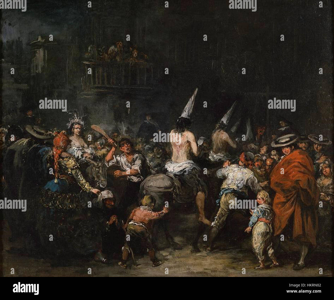 Condenados por la Inquisición (von der Inquisition verurteilt), 1860, ist ein historisches Gemälde, das die harten Realitäten der spanischen Inquisition darstellt. Das Stück betont die Prüfungen und Bedrängnisse derer, die wegen ihres Glaubens verfolgt werden. Stockfoto Condenados por la Inquisición (von der Inquisition verurteilt), 1860, ist ein historisches Gemälde, das die harten Realitäten der spanischen Inquisition darstellt. Das Stück betont die Prüfungen und Bedrängnisse derer, die wegen ihres Glaubens verfolgt werden. Stockfoto