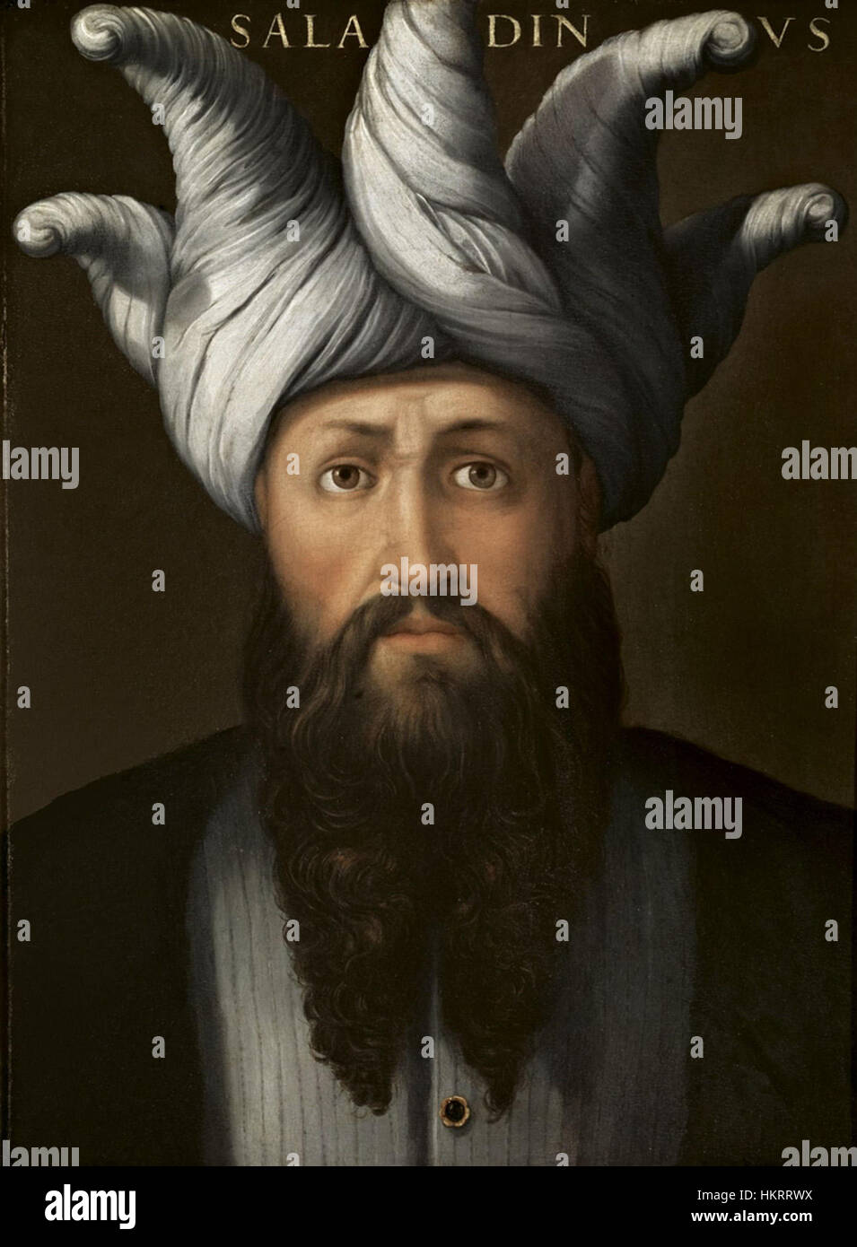 Cristofano dell'altissimo, Saladino, ante-1568 - Serie Gioviana Stockfoto