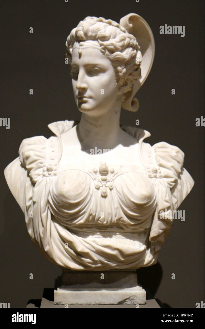 Das Gemälde „Bianca Capello“ von D’Affry zeigt eine Adlige aus der Renaissance. Bianca Capello war eine venezianische Adlige und wurde die Ehefrau von Francesco I. de' Medici, Großherzog der Toskana. Das Kunstwerk spiegelt die Eleganz und Pracht des italienischen Renaissance wider. Stockfoto