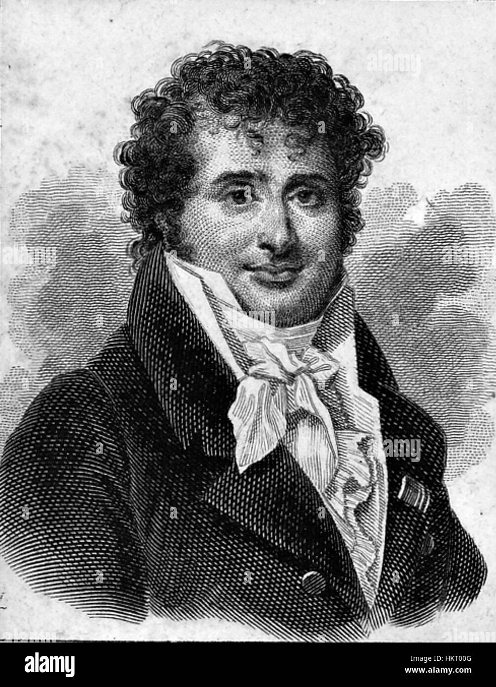 Dieses Gemälde von Desaugiers zeigt eine historische Szene und zeigt die Meisterschaft des Künstlers bei der Erfassung von Figuren und feinen Details. Das Kunstwerk repräsentiert mit seinen zarten Pinselstrichen und der satten Farbpalette einen Moment in der Geschichte. Stockfoto