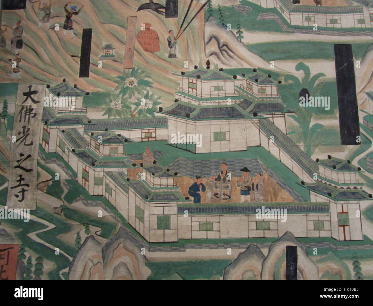 Detail der Foguang-Tempel von Mogao Cave 61 2013-12 Stockfoto