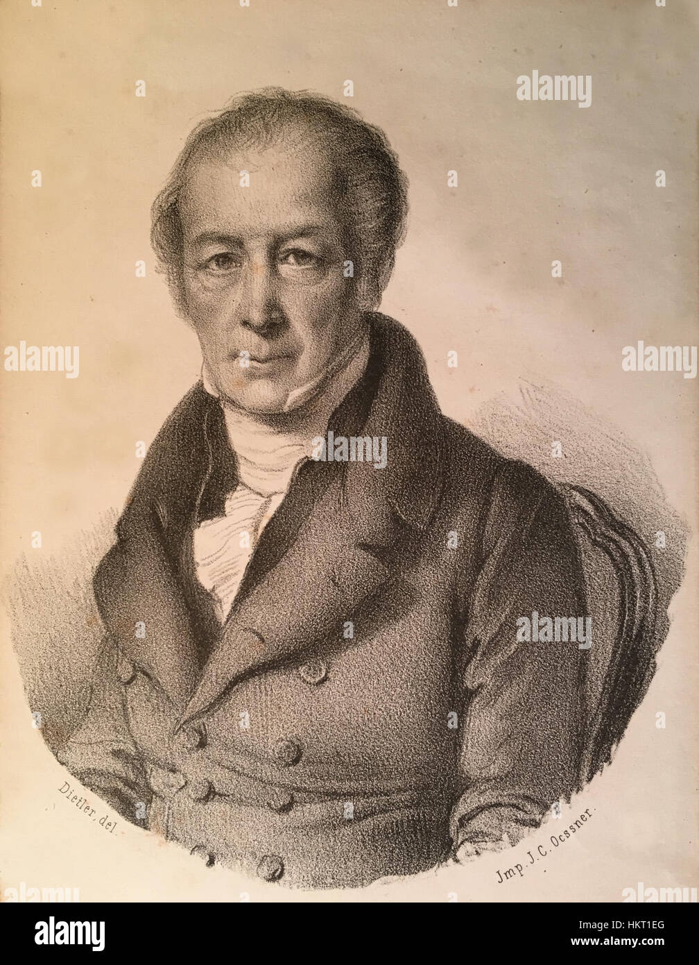 Dietler, Albrecht Friedrich May Stockfoto