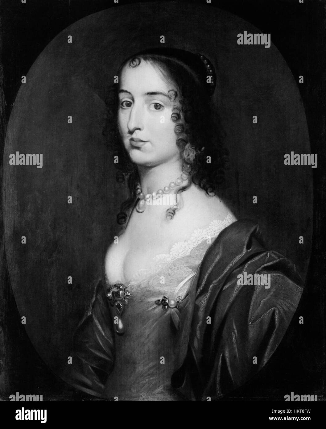 Elisabeth, Prinzessin Palatine von Gerrit van Honthorst gereinigt Stockfoto