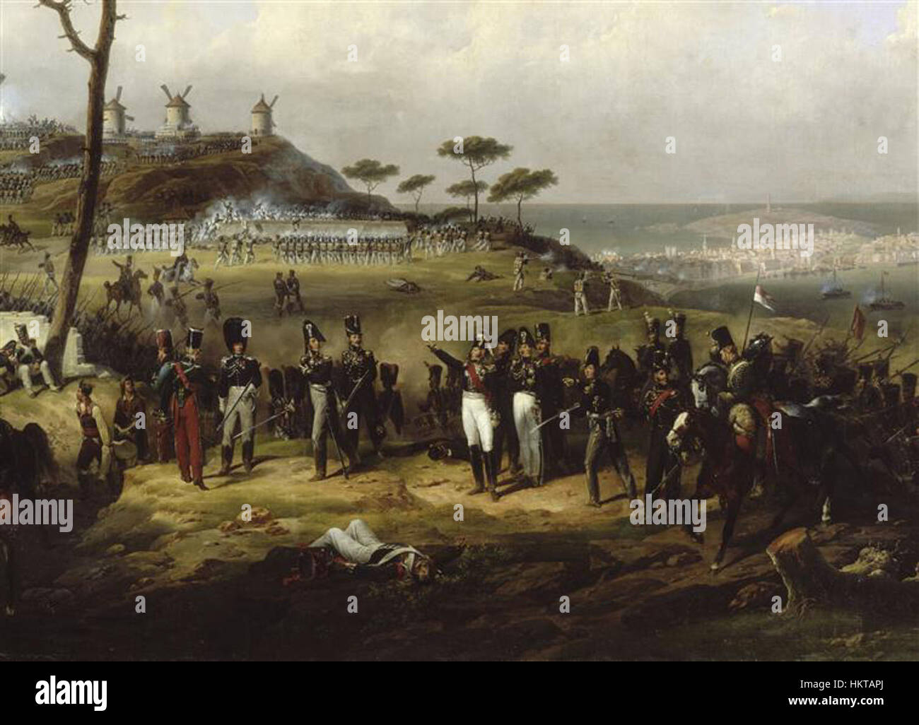 Folge der französischen Intervention in Spanien 1823 von Hippolyte Lecomte - 2 Stockfoto