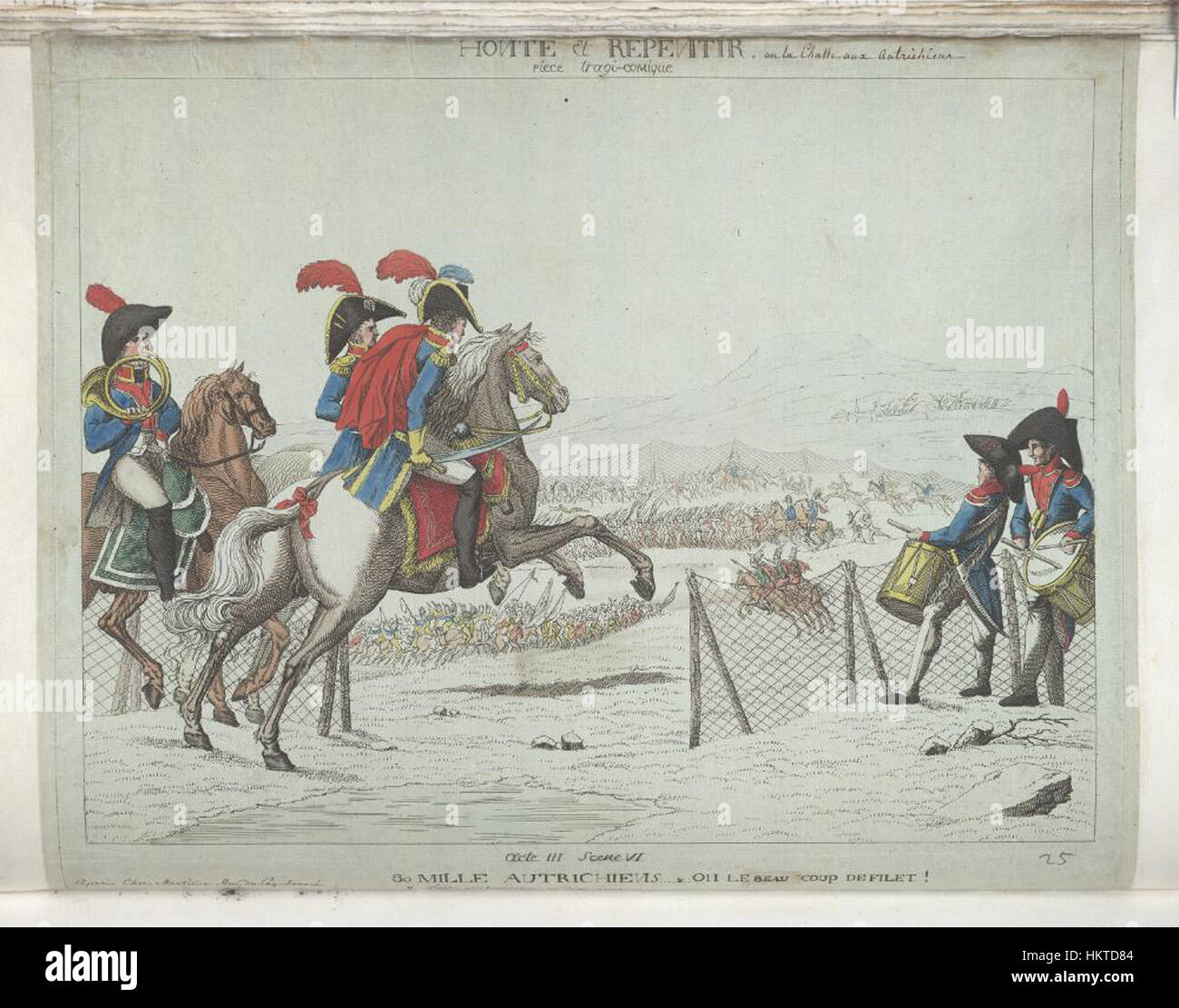 Dieses Stück aus den Bodleian-Bibliotheken mit dem Titel „Honte et repentir“ stellt eine Tragikomödie dar, speziell Szene VI. Akt III. Das Stück spiegelt die dramatische Komplexität des französischen Theaters des 18. Jahrhunderts wider und verbindet Humor mit ernsten Untertönen, typisch für tragikomische Stücke aus dieser Zeit. Stockfoto