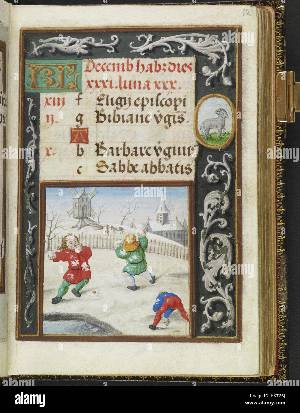 Das flämische Gemälde „Schneeballkampf“ fängt eine lebendige Winterszene mit Figuren ein, die in einen verspielten Schneeballkampf verwickelt sind. Die detaillierte Darstellung der Charaktere und ihrer Umgebung veranschaulicht die Lebendigkeit der flämischen Genrekunst. Stockfoto Das flämische Gemälde „Schneeballkampf“ fängt eine lebendige Winterszene mit Figuren ein, die in einen verspielten Schneeballkampf verwickelt sind. Die detaillierte Darstellung der Charaktere und ihrer Umgebung veranschaulicht die Lebendigkeit der flämischen Genrekunst. Stockfoto