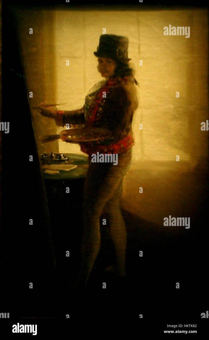 Dieses Kunstwerk von Francisco de Goya y Lucientes, '100 c', ist Teil einer Reihe von Radierungen, die soziale und politische Themen im Spanien des 18. Jahrhunderts erforschen. Das Stück reflektiert Goyas kritische Kommentare zu den gesellschaftlichen Themen seiner Zeit. Stockfoto