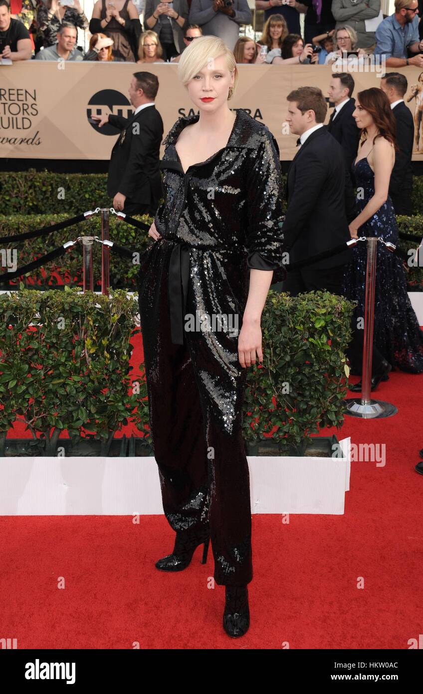 Los Angeles, CA, USA. 29. Januar 2017. Gwendoline Christie im Ankunftsbereich für 23. Annual Screen Actors Guild Awards, präsentiert von SAG AFTRA - Ankunft 1 Schrein Exposition Center, Los Angeles, CA 29. Januar 2017. Bildnachweis: Dee Cercone/Everett Collection/Alamy Live-Nachrichten Stockfoto