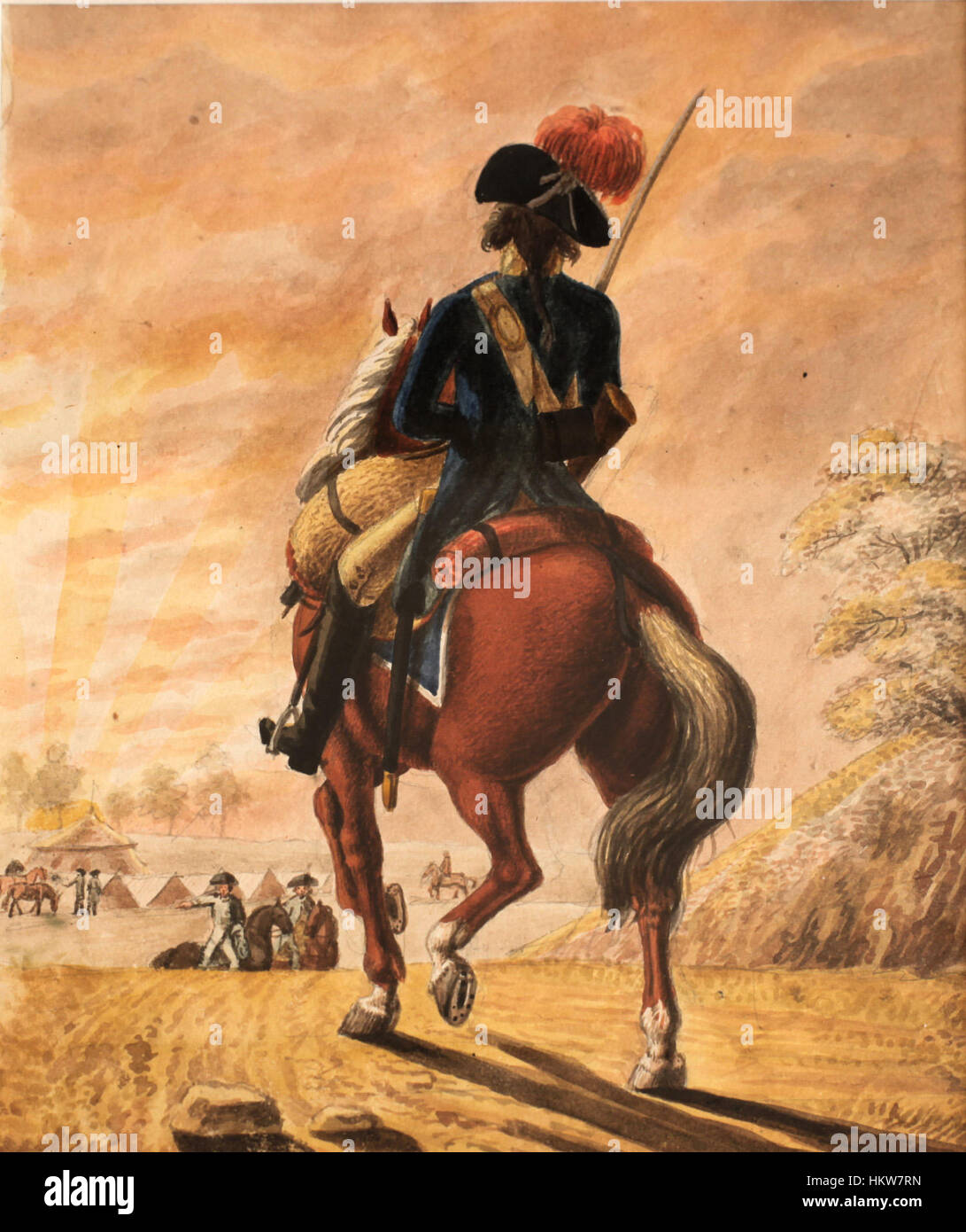 Französische Reiter-Dumoulin-IMG 5491 Stockfoto
