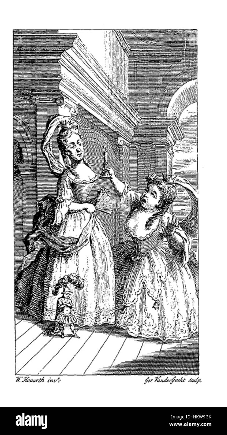 Das Frontispiece von „die Tragödie der Tragödien“ zeigt eine illustrierende Darstellung des Dramas, die das Wesen der tragischen Themen des Werkes erfasst. Das Kunstwerk ergänzt den Fokus des Textes auf Trauer und Katastrophe, typisch für frühe dramatische Werke. Stockfoto