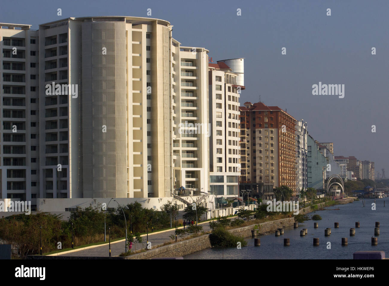 Kochin Marine Drive Stockfoto