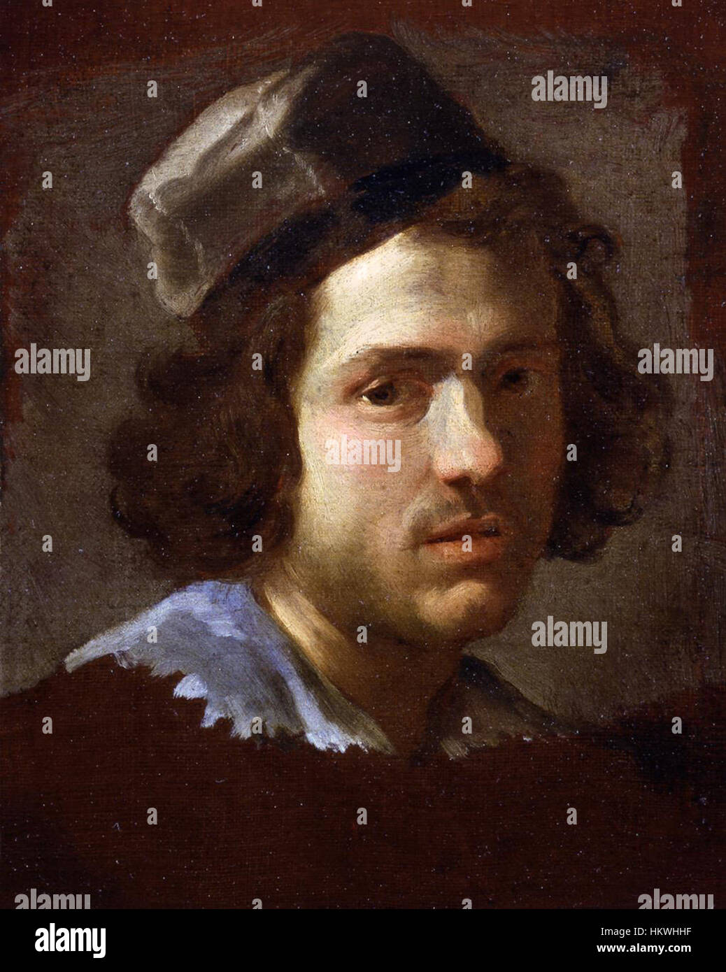Gian Lorenzo Bernini - Ritratto di Nicolas Poussin Stockfotografie - Alamy