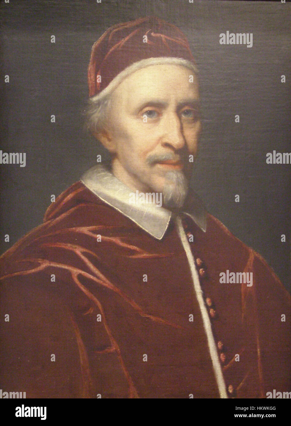 Giovanni Battista Gaulli Papa Clemente IX Stockfoto