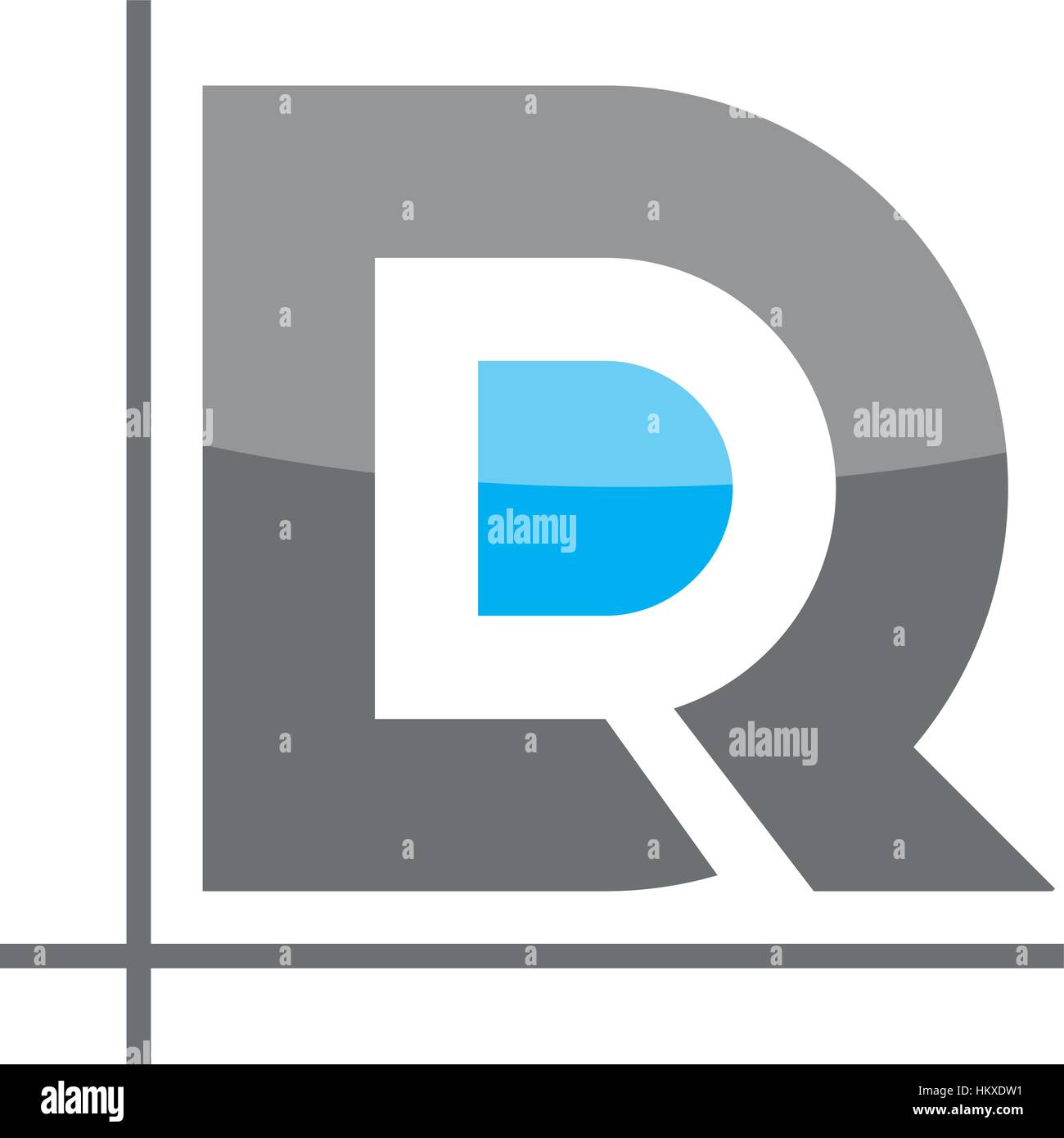 Logo-Brief-DR Stock Vektor