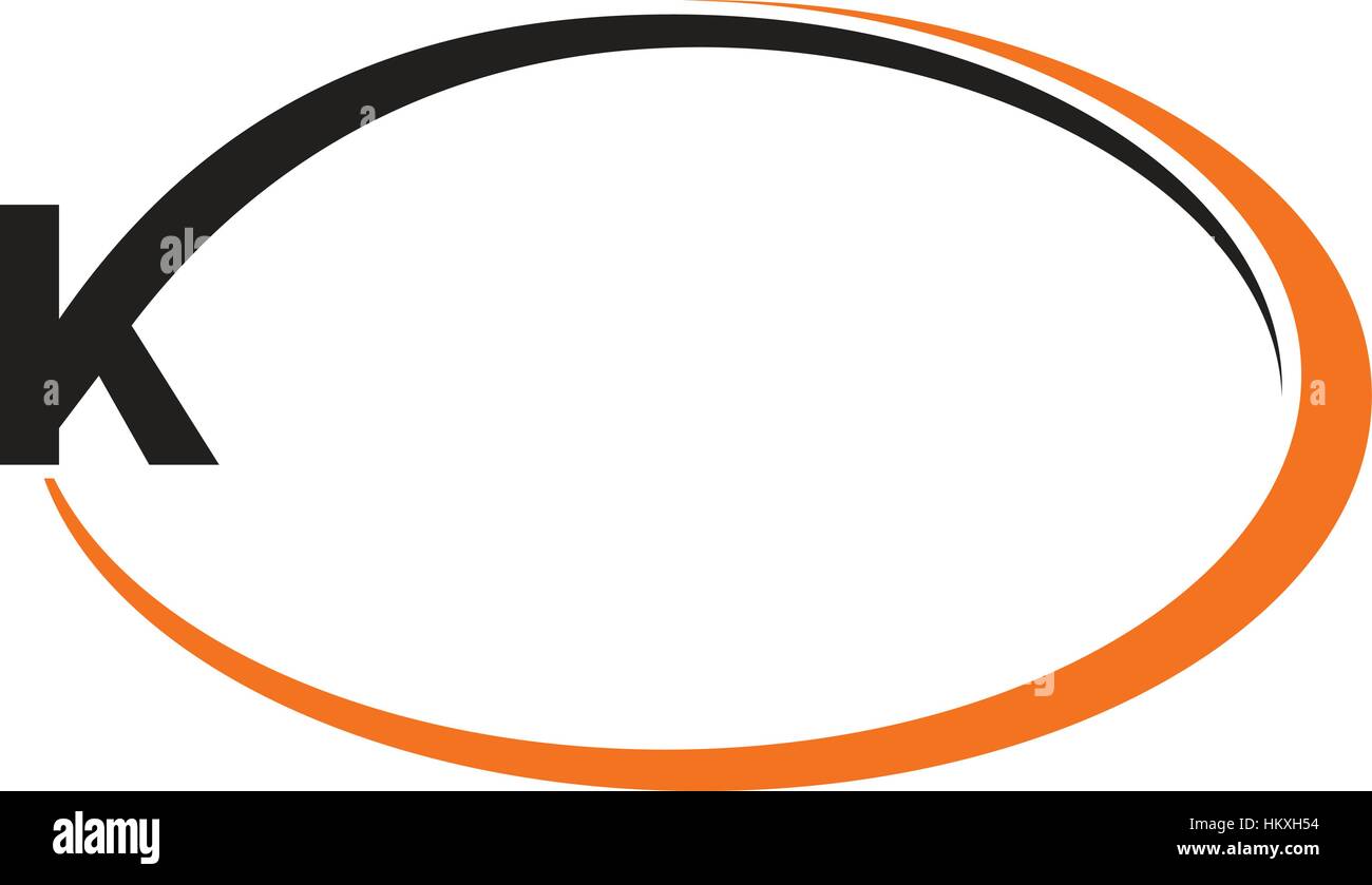 Buchstabe K-Logo Stock Vektor