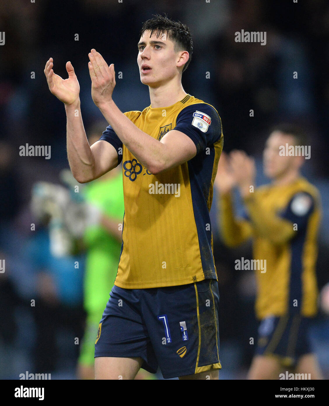 Bristol City Callum O'Dowda während der Emirate FA Cup, viertes Vorrundenspiel in Turf Moor, Burnley. Stockfoto