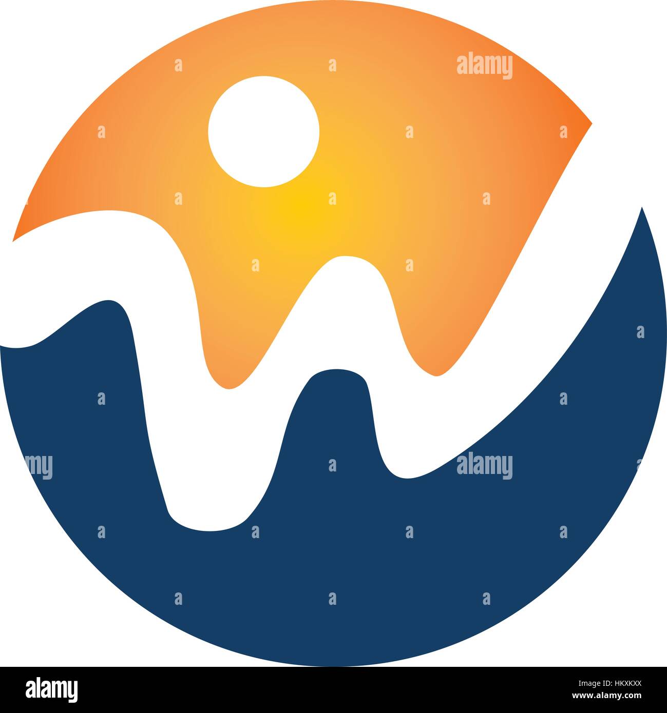 Logo erste W Stock Vektor