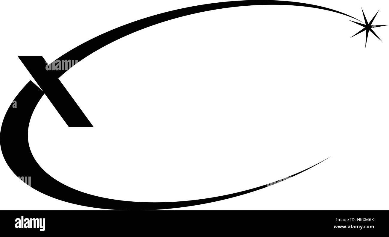 Buchstabe X modernes Logo Stock Vektor