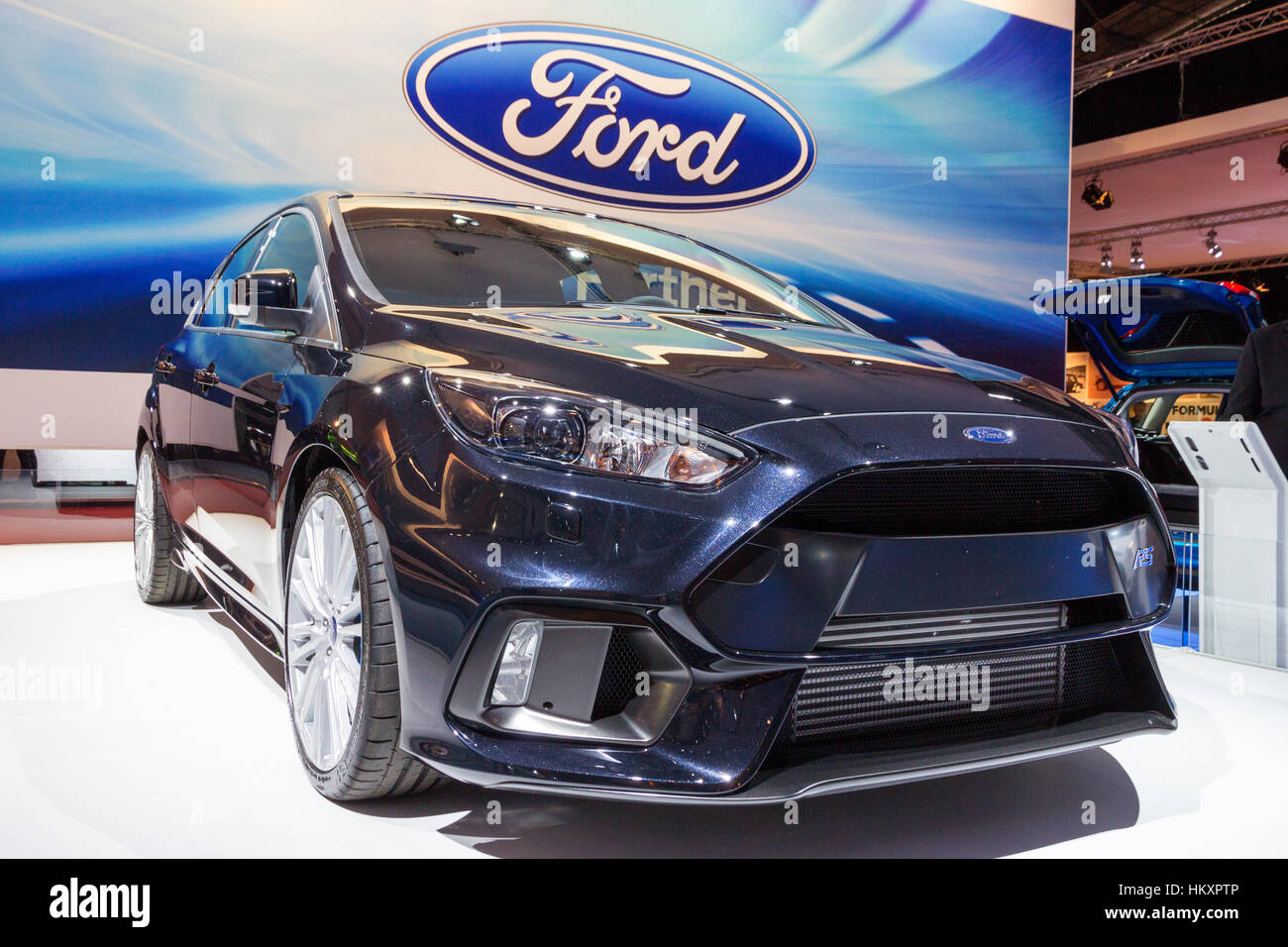 AMSTERDAM - 16. April 2015: Ford Focus RS auf der AutoRAI 2015 Auto. Stockfoto