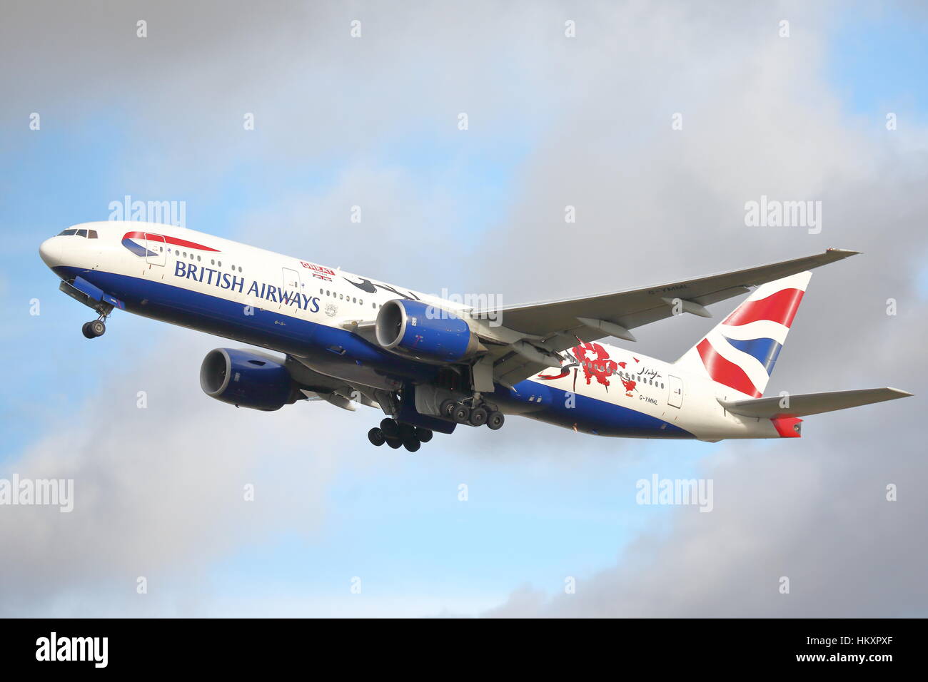 Flughafen London Heathrow Abflug British Airways