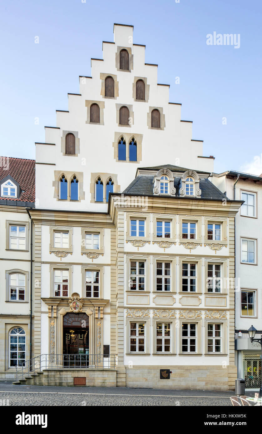 Rolandstift einen Marktplatz, Hildesheim, Niedersachsen, Deutschland Stockfoto