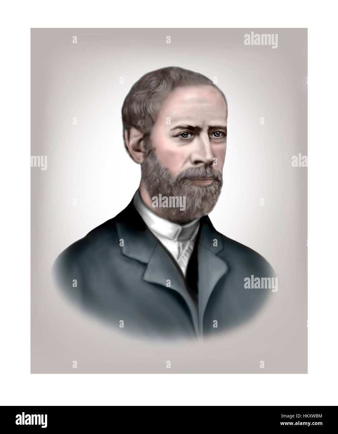 Heinrich Hertz, 1857-1894, Physiker Stockfoto