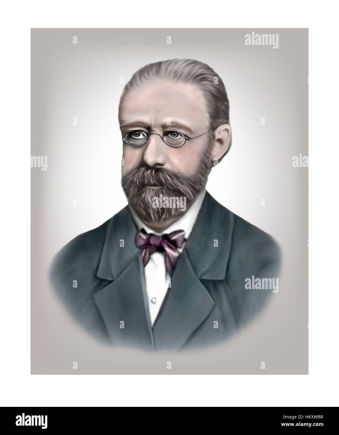 Bedrich Smetana, 1824-1884, Komponist Stockfoto