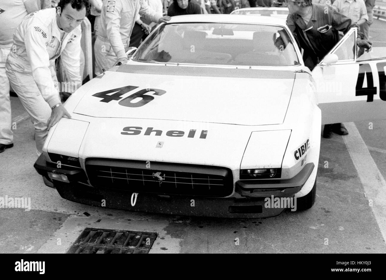 1975 Carlo Facetti italienischen Ferrari 365GTB/4 Michelotti Dns Le Mans 24 Stunden FL Stockfoto