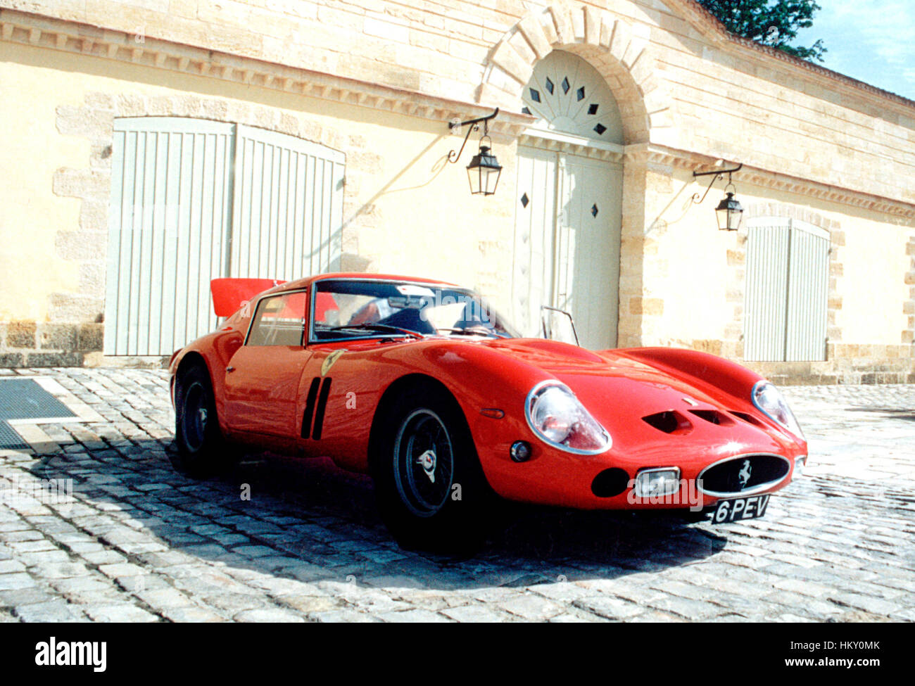 Ferrari 250GTO ch 1987 keine 4115GT am Chateau Margaux Frankreich PV Stockfoto