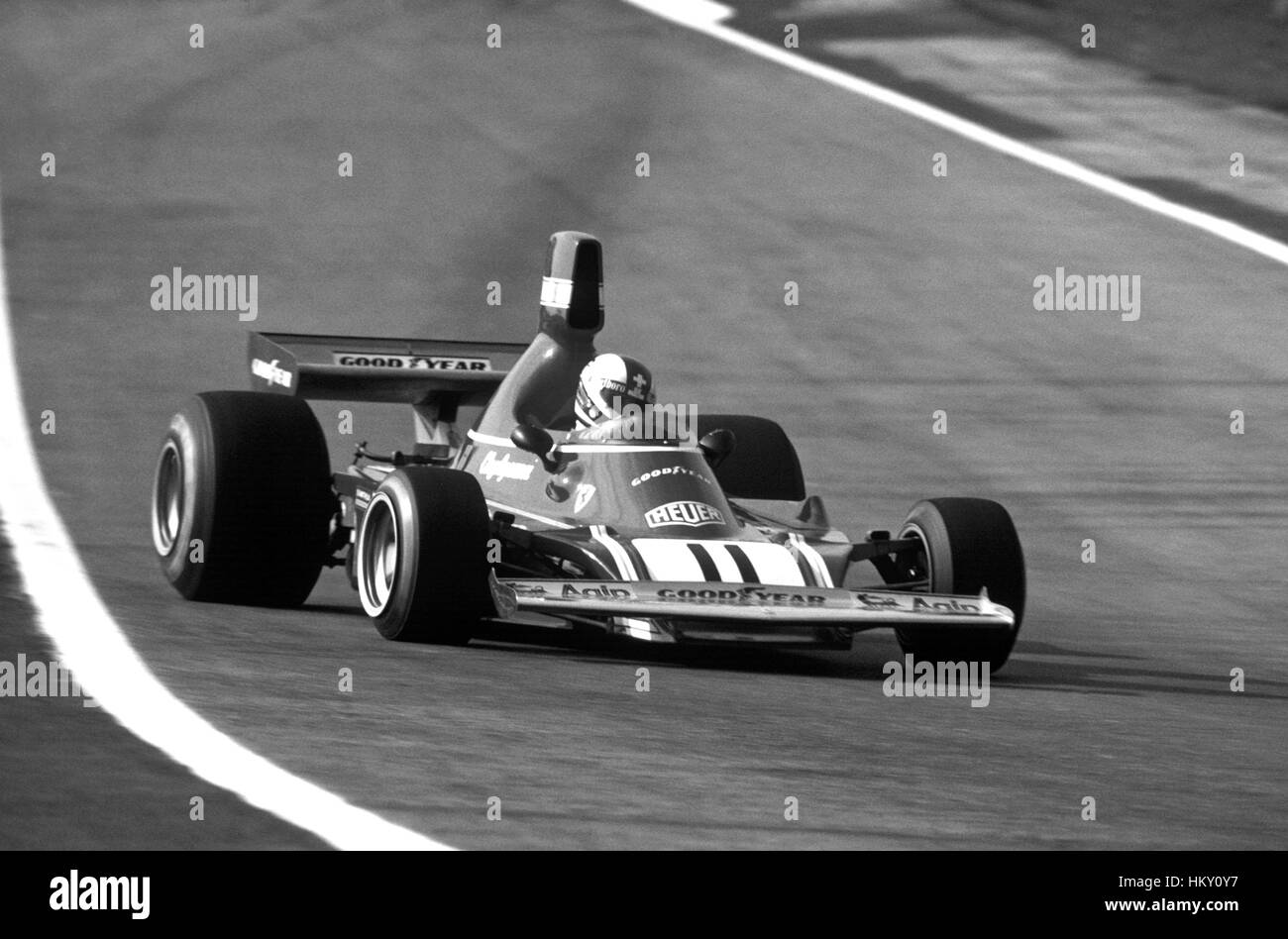 1974 Clay Regazzoni Schweizer Ferrari 312B3 Jarama spanischen GP 2. GG Stockfoto