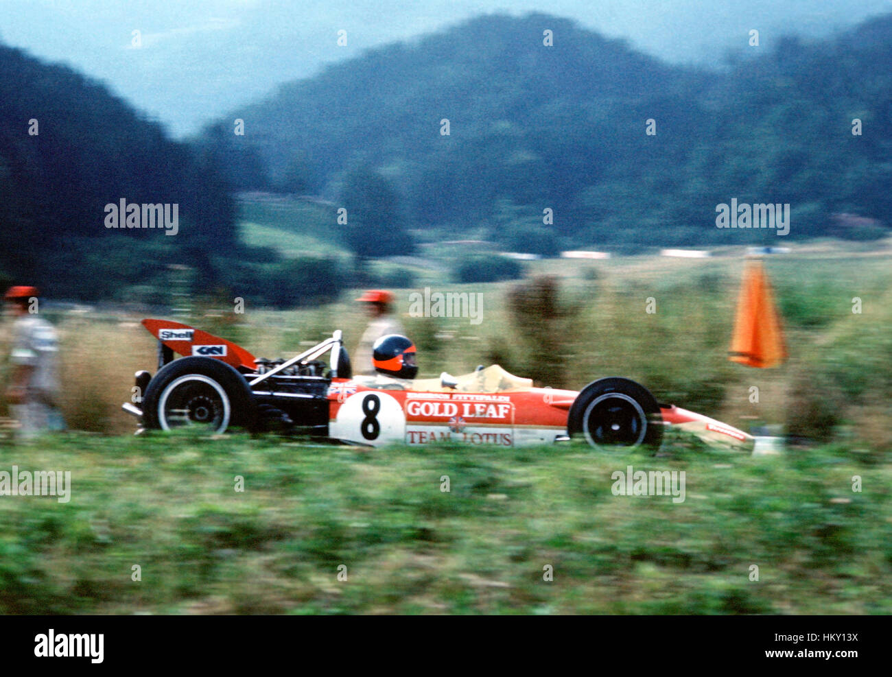 1970 Emmerson Fittipaldi brasilianischen Osterreichring österreichischen GP 15. GG Stockfoto