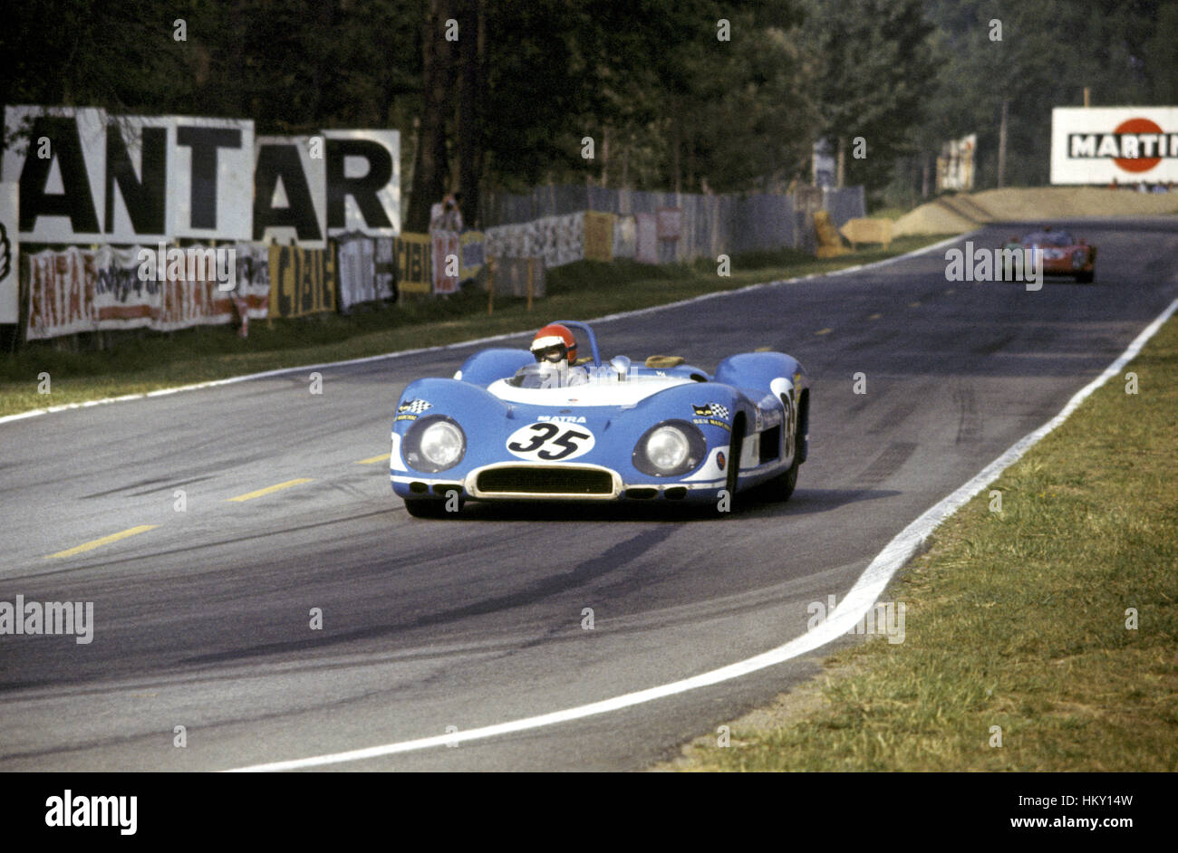 1969 Robin Widdows GB Matra MS650 Le Mans 24 Stunden 7. GG Stockfoto