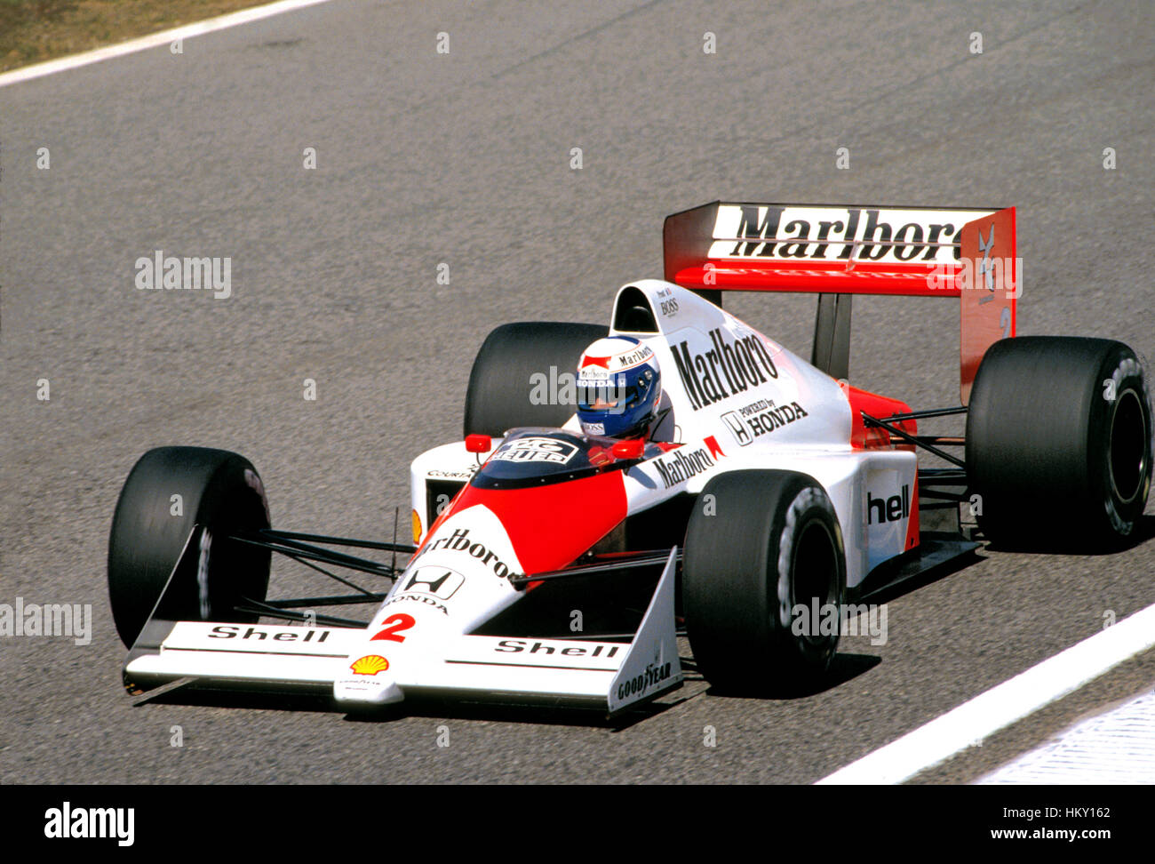 1989 Alain Prost französischen McLaren MP4/5 Estoril Portugal GP 2nd FL Stockfoto