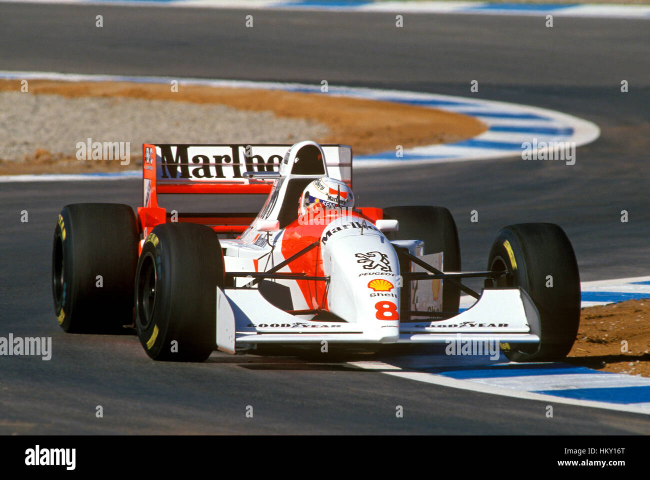 1994 Martin Brundle GB McLaren MP4/9 Jerez GP von Europa Dnf FL Stockfoto