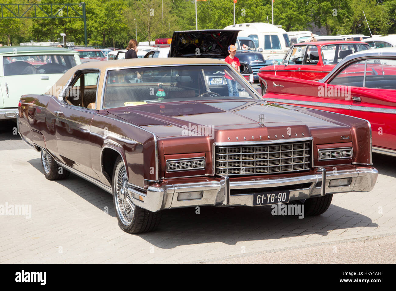 Lincoln Continental Oldtimer 1973 Stockfotografie Alamy