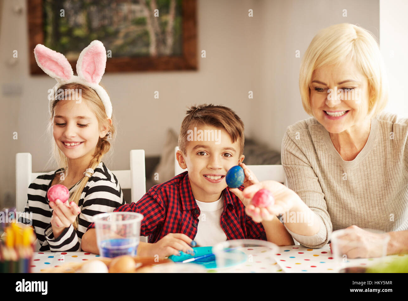 Nahaufnahme von Osterbräuche Stockfoto