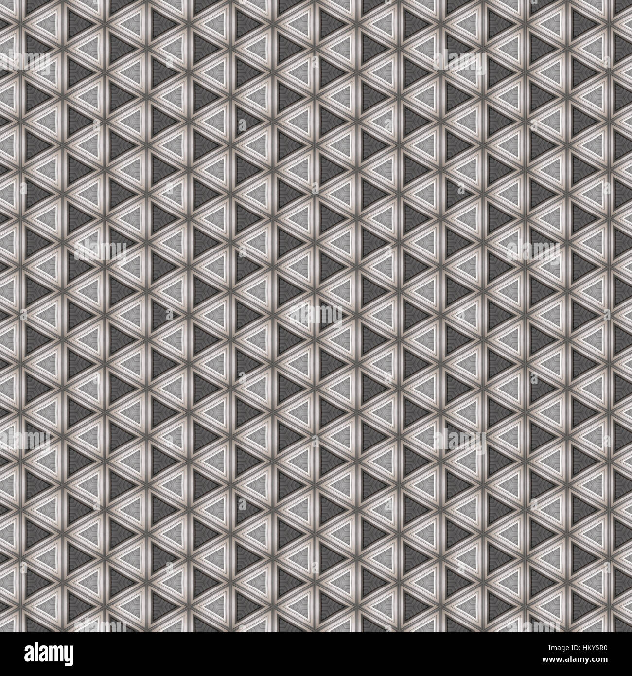 Chromstahl-Muster mit Lederoptik Stockfoto