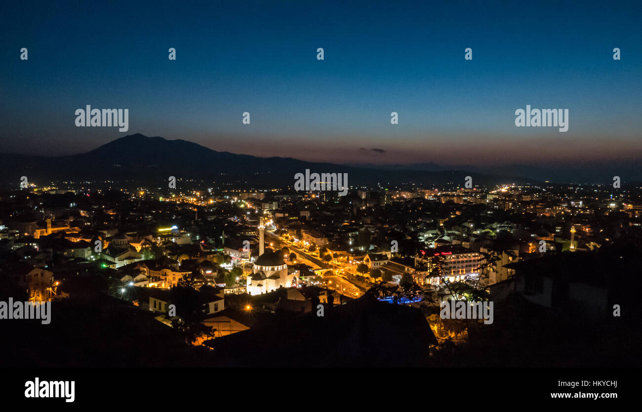 Prizren ist eine touristische Stadt im Süden des Kosovo, nahe der albanischen Grenze Stockfoto