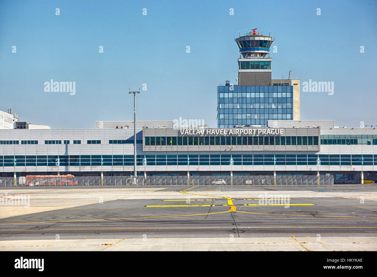 -06. SEPTEMBER: Vaclav Havel Flughafen Prag am 6. September 2013 in Prag, Tschechien. Der Flughafen Prag ist der Hauptluft Tor zum tschechischen R Stockfoto