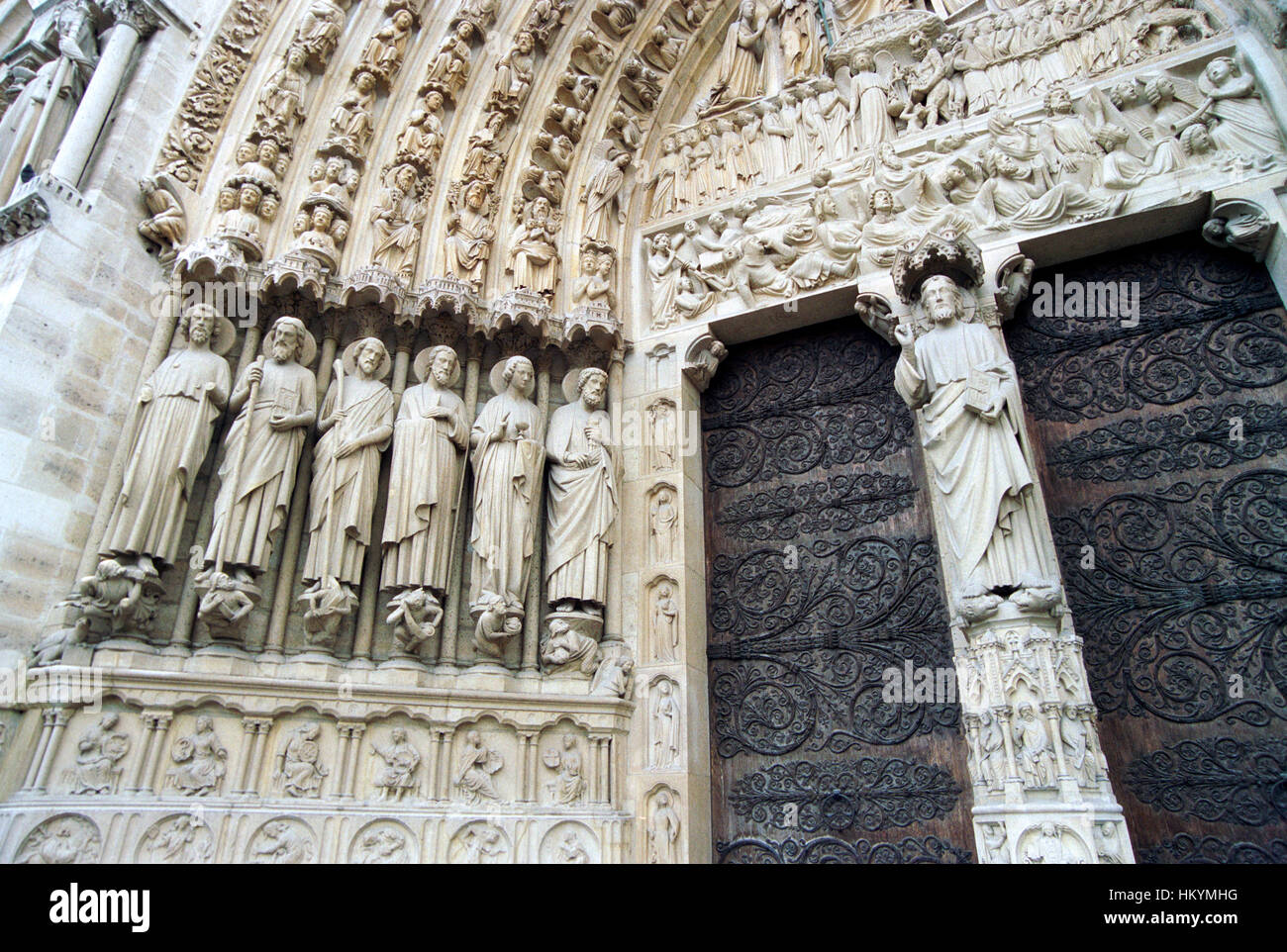 Frankreich, Paris, Kathedrale Notre-Dame Stockfoto