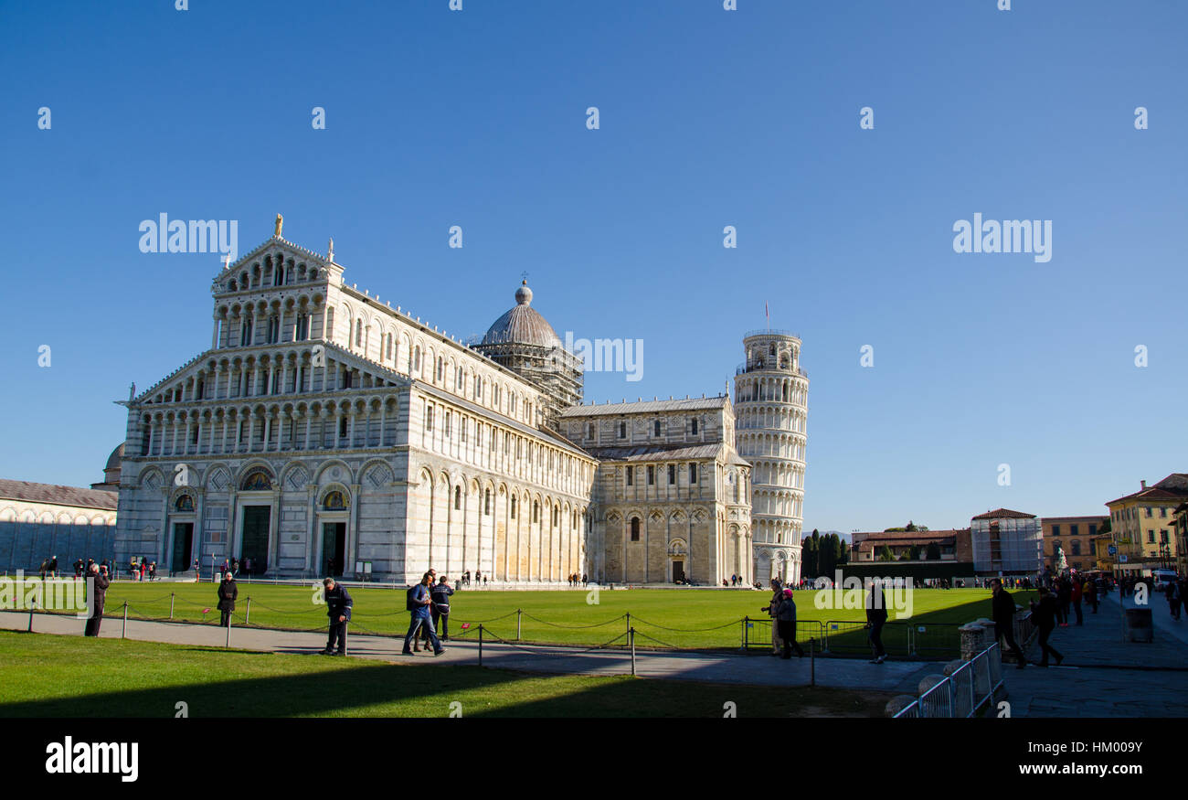 Schiefe Turm von Pisa Stockfoto