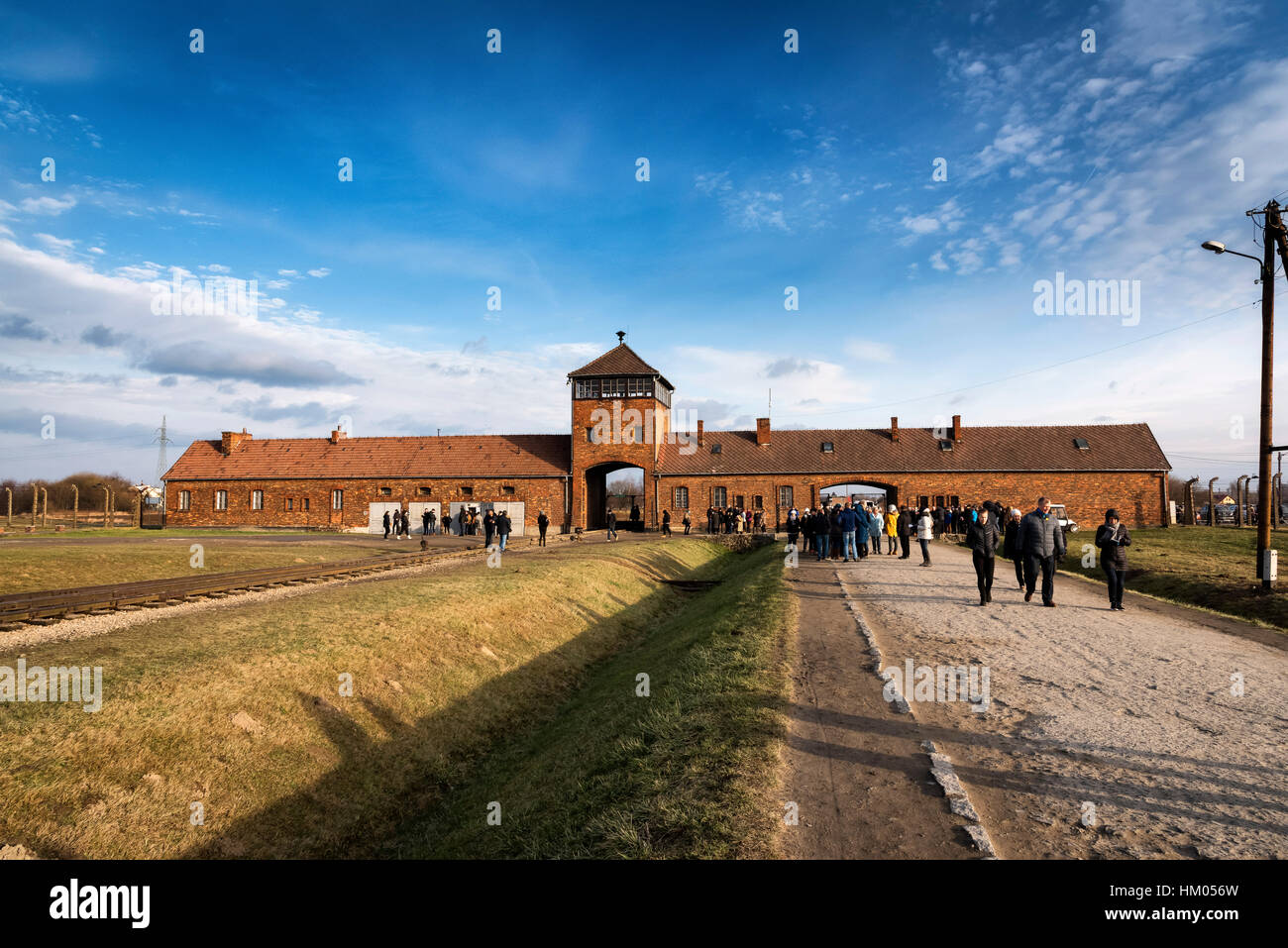 Auschwitz Birkenau 2 Extermination Camp Oswiecim Polen Stockfoto