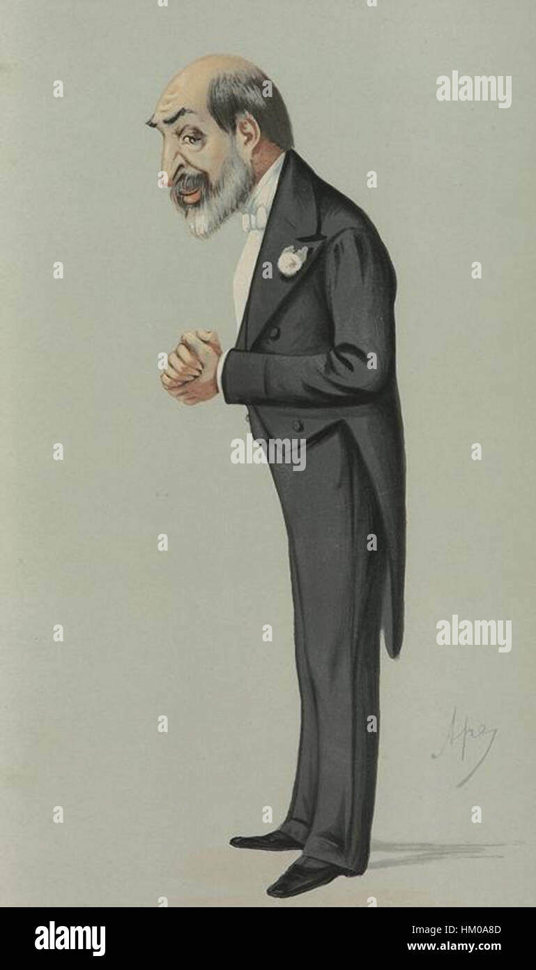 Diese Illustration von Arthur Helps, die am 15. August 1874 in der Zeitschrift Vanity Fair veröffentlicht wurde, präsentiert ein satirisches Porträt des britischen Schriftstellers und Sozialreformers. Das Kunstwerk ist Teil einer Serie, die die Persönlichkeiten und politischen Persönlichkeiten der Zeit einfängt. Stockfoto