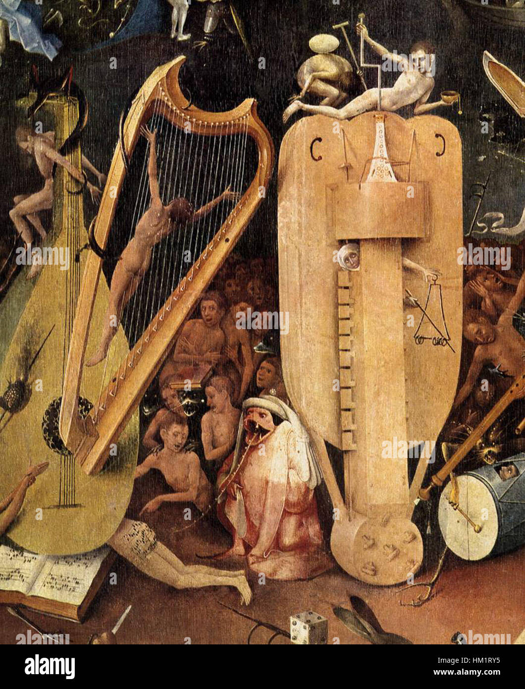 Hieronymus Bosch Triptychon der Garten der Lüste (Detail) WGA2529