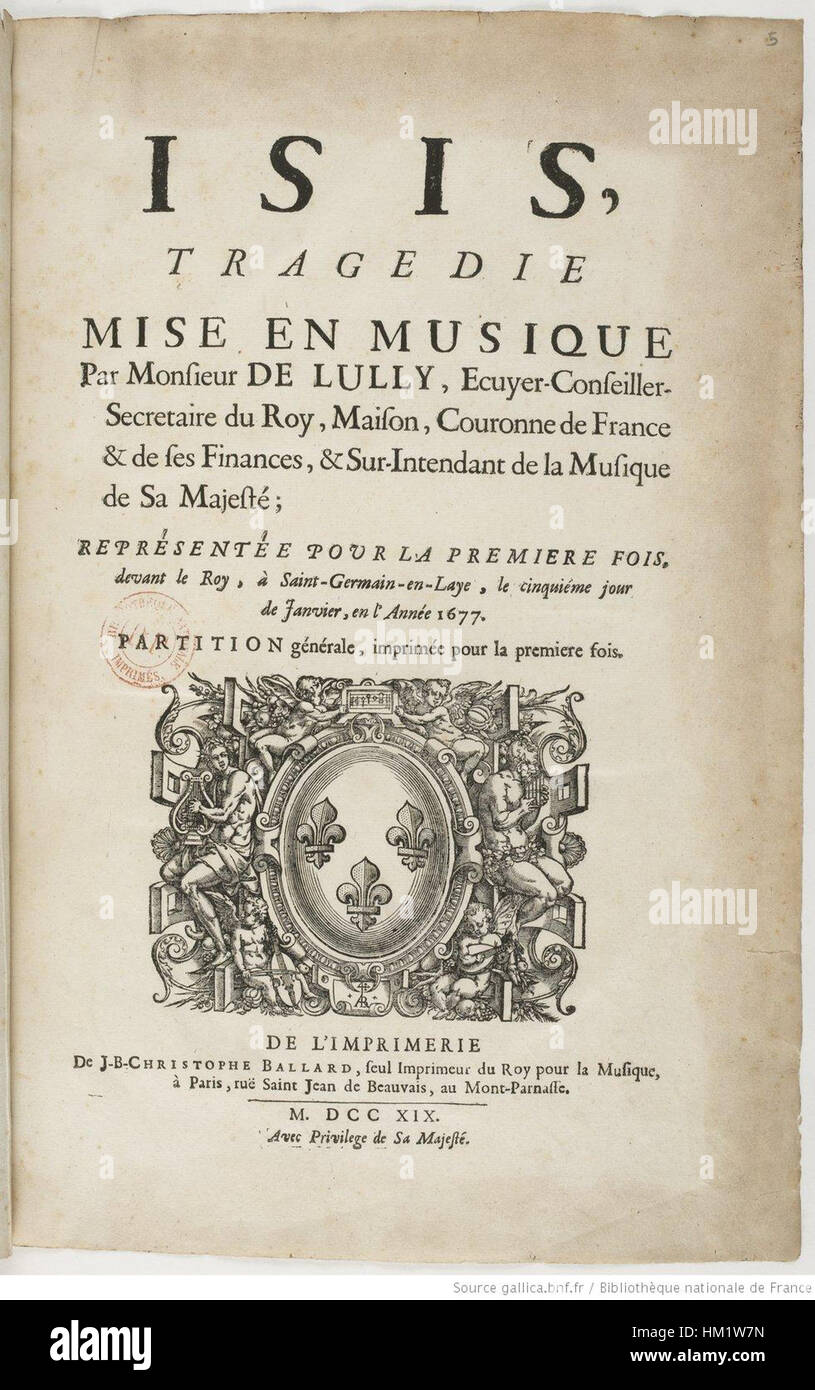„ISIS-Lully“ ist ein Gemälde, das die mythische Figur von Isis mit der klassischen Musik von Lully verbindet. Das Kunstwerk verbindet visuelle und auditive Konzepte und schafft eine Erzählung, die antike Mythologie mit barockem musikalischem Einfluss verbindet. Stockfoto