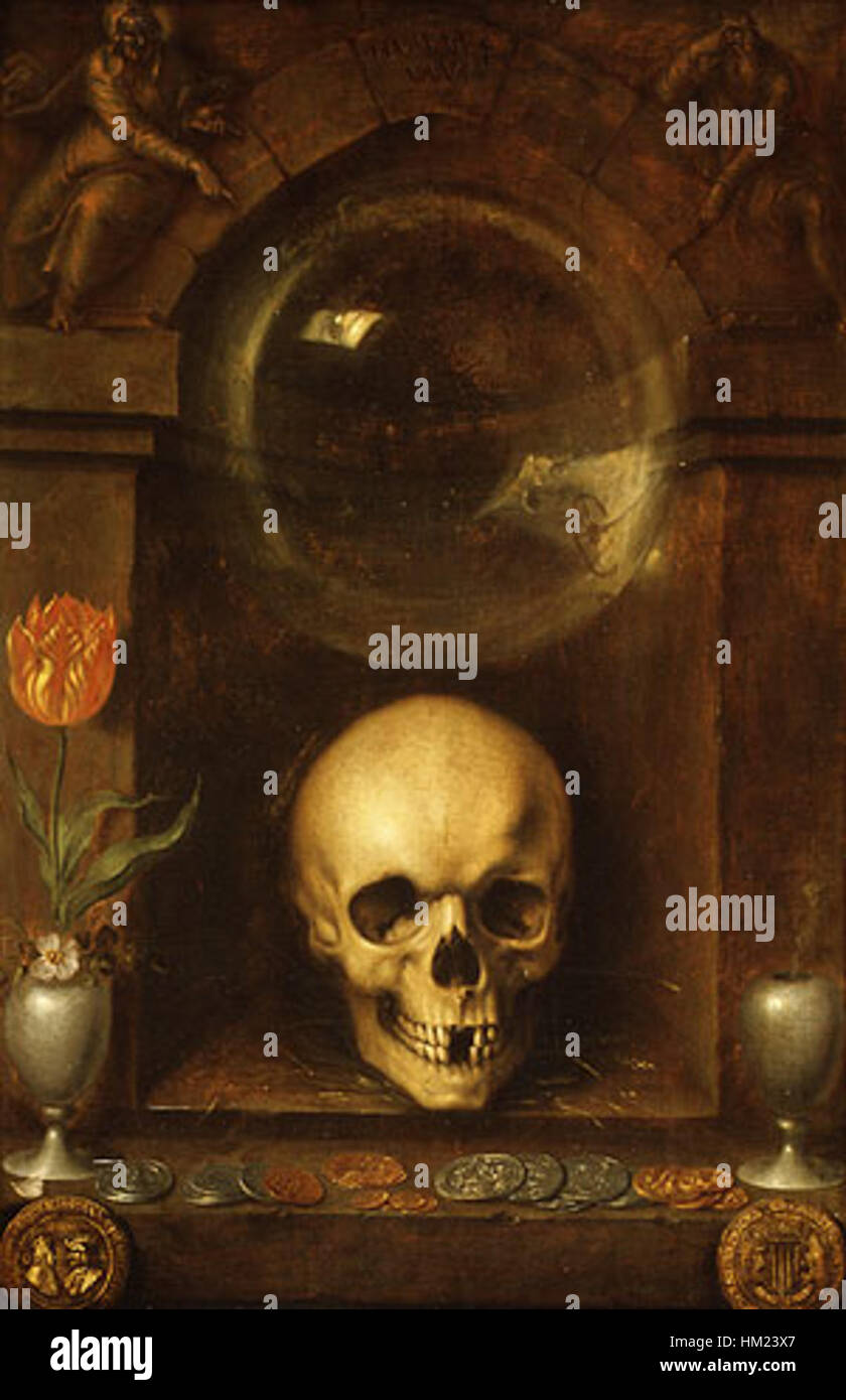 Jacques de Gheyn (II) - Vanitas-Stillleben - 1603 Stockfoto