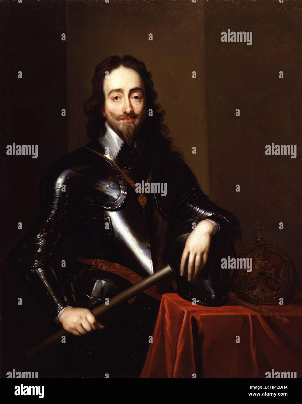 König Charles I von Sir Anthony Van Dyck Stockfoto